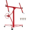 image:imageVEVOR 16ft Drywall Lift HeavyDuty 150 lbs Sheetrock Hoist with Adjustable Telescoping Arm Lockable Wheels Drywall Lifter Panel Jack Hoist Tools Ideal for Ceiling amp Wall Installation YellowRed