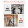 image:imageVEVOR 16ft Drywall Lift HeavyDuty 150 lbs Sheetrock Hoist with Adjustable Telescoping Arm Lockable Wheels Drywall Lifter Panel Jack Hoist Tools Ideal for Ceiling amp Wall Installation YellowBlack
