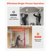 image:imageVEVOR 16ft Drywall Lift HeavyDuty 150 lbs Sheetrock Hoist with Adjustable Telescoping Arm Lockable Wheels Drywall Lifter Panel Jack Hoist Tools Ideal for Ceiling amp Wall Installation YellowRed