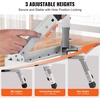 image:imageVEVOR 1Step 330lbs Capacity Folding Steel Step Ladder Adjustable Height NonSlip Sturdy Step Stool for Adults Toddlers Offices RVs Bathrooms Bedrooms1Step