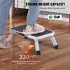 image:imageVEVOR 1Step 330lbs Capacity Folding Steel Step Ladder Adjustable Height NonSlip Sturdy Step Stool for Adults Toddlers Offices RVs Bathrooms Bedrooms1Step