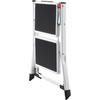 image:imageVEVOR 1Step 330lbs Capacity Folding Steel Step Ladder Adjustable Height NonSlip Sturdy Step Stool for Adults Toddlers Offices RVs Bathrooms Bedrooms2Step