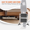 image:imageVEVOR 1Step 330lbs Capacity Folding Steel Step Ladder Adjustable Height NonSlip Sturdy Step Stool for Adults Toddlers Offices RVs Bathrooms Bedrooms2Step