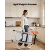 image:imageVEVOR 1Step 330lbs Capacity Folding Steel Step Ladder Adjustable Height NonSlip Sturdy Step Stool for Adults Toddlers Offices RVs Bathrooms Bedrooms3Step