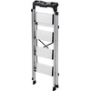 image:imageVEVOR 1Step 330lbs Capacity Folding Steel Step Ladder Adjustable Height NonSlip Sturdy Step Stool for Adults Toddlers Offices RVs Bathrooms Bedrooms4Step