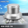 image:imageVEVOR 2400 CFM Roof Fan Upblast Restaurant Exhaust Fan High Speed Direct Drive Upblast Exhaust Fan 250W2400 CFM