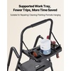 image:imageVEVOR 3 Step Ladder Folding Step Stool with Wide AntiSlip Pedal and Comfort Handgrip Lightweight 600 lbs Capacity Portable Steel Ladder MultiUse for Kitchen Home Household and Office Black209 x 419 x 685 inExpanded
