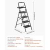 image:imageVEVOR 3 Step Ladder Folding Step Stool with Wide AntiSlip Pedal and Comfort Handgrip Lightweight 600 lbs Capacity Portable Steel Ladder MultiUse for Kitchen Home Household and Office Black183 x 358 x 57 inExpanded