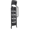 image:imageVEVOR 3 Step Ladder Folding Step Stool with Wide AntiSlip Pedal and Comfort Handgrip Lightweight 600 lbs Capacity Portable Steel Ladder MultiUse for Kitchen Home Household and Office Black209 x 419 x 685 inExpanded