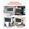 image:imageVEVOR 4 PCS Acoustic Panels 2 inch Thick 236 x 118 inch Fiberglass Sound Absorbing Panels Selfadhesive Soundproof Wall Boards for Studios Office Home TheaterMeeting Room GrayBlack