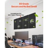 image:imageVEVOR 4 PCS Acoustic Panels 2 inch Thick 236 x 118 inch Fiberglass Sound Absorbing Panels Selfadhesive Soundproof Wall Boards for Studios Office Home TheaterMeeting Room GrayBlack