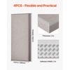 image:imageVEVOR 4 PCS Acoustic Panels 2 inch Thick 236 x 118 inch Fiberglass Sound Absorbing Panels Selfadhesive Soundproof Wall Boards for Studios Office Home TheaterMeeting Room GrayCamel