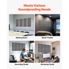 image:imageVEVOR 4 PCS Acoustic Panels 2 inch Thick 236 x 118 inch Fiberglass Sound Absorbing Panels Selfadhesive Soundproof Wall Boards for Studios Office Home TheaterMeeting Room GrayGray
