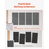 image:imageVEVOR 4 PCS Acoustic Panels 2 inch Thick 236 x 118 inch Fiberglass Sound Absorbing Panels Selfadhesive Soundproof Wall Boards for Studios Office Home TheaterMeeting Room GrayGray