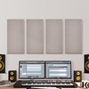 image:imageVEVOR 4 PCS Acoustic Panels 2 inch Thick 236 x 118 inch Fiberglass Sound Absorbing Panels Selfadhesive Soundproof Wall Boards for Studios Office Home TheaterMeeting Room GrayCamel
