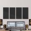 image:imageVEVOR 4 PCS Acoustic Panels 2 inch Thick 236 x 118 inch Fiberglass Sound Absorbing Panels Selfadhesive Soundproof Wall Boards for Studios Office Home TheaterMeeting Room GrayBlack