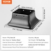 image:imageVEVOR 4x4 Post Base 10 Pack 3636 Inner Dimension Heavy Duty PowderCoated Steel Anchor Bracket for Standard Wood Post Deck Porch Handrail amp Railing Support20 pc
