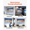 image:imageVEVOR 5 Pack Acoustic Panels with Self Adhesive 472 x 236 x 04 inch Sound Proof Foam Panels Polyester Fiber Soundproof Wall Panels High Density for Home Studio Office Theater CamelArt  Oil Painting