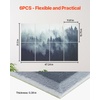 image:imageVEVOR 5 Pack Acoustic Panels with Self Adhesive 472 x 236 x 04 inch Sound Proof Foam Panels Polyester Fiber Soundproof Wall Panels High Density for Home Studio Office Theater CamelArt  Forest