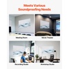 image:imageVEVOR 5 Pack Acoustic Panels with Self Adhesive 472 x 236 x 04 inch Sound Proof Foam Panels Polyester Fiber Soundproof Wall Panels High Density for Home Studio Office Theater CamelArt  Silk