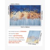 image:imageVEVOR 5 Pack Acoustic Panels with Self Adhesive 472 x 236 x 04 inch Sound Proof Foam Panels Polyester Fiber Soundproof Wall Panels High Density for Home Studio Office Theater CamelArt  Oil Painting