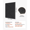 image:imageVEVOR 5 Pack Acoustic Panels with Self Adhesive 472 x 236 x 04 inch Sound Proof Foam Panels Polyester Fiber Soundproof Wall Panels High Density for Home Studio Office Theater CamelBlack  Diamond Pattern