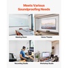 image:imageVEVOR 5 Pack Acoustic Panels with Self Adhesive 472 x 236 x 04 inch Sound Proof Foam Panels Polyester Fiber Soundproof Wall Panels High Density for Home Studio Office Theater CamelWhite  Diamond Pattern