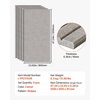 image:imageVEVOR 5 Pack Acoustic Panels with Self Adhesive 472 x 236 x 04 inch Sound Proof Foam Panels Polyester Fiber Soundproof Wall Panels High Density for Home Studio Office Theater CamelCamel  Striped