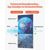 image:imageVEVOR 5 Pack Acoustic Panels with Self Adhesive 472 x 236 x 04 inch Sound Proof Foam Panels Polyester Fiber Soundproof Wall Panels High Density for Home Studio Office Theater CamelArt  Earth
