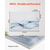 image:imageVEVOR 5 Pack Acoustic Panels with Self Adhesive 472 x 236 x 04 inch Sound Proof Foam Panels Polyester Fiber Soundproof Wall Panels High Density for Home Studio Office Theater CamelArt  Silk
