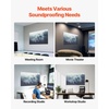 image:imageVEVOR 5 Pack Acoustic Panels with Self Adhesive 472 x 236 x 04 inch Sound Proof Foam Panels Polyester Fiber Soundproof Wall Panels High Density for Home Studio Office Theater CamelArt  Forest