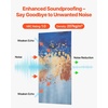 image:imageVEVOR 5 Pack Acoustic Panels with Self Adhesive 472 x 236 x 04 inch Sound Proof Foam Panels Polyester Fiber Soundproof Wall Panels High Density for Home Studio Office Theater CamelArt  Oil Painting