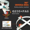 image:imageVEVOR 55 Gallon Heavy Duty Drum Dolly 1000lbs Load Capacity Barrel Dolly Cart Drum Caddy Non Tipping Hand Truck Capacity Dollies with Steel Frame 4 Swivel Casters Wheel for Warehouse Drum Handling4 Swivel