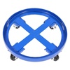 image:imageVEVOR 55 Gallon Heavy Duty Drum Dolly 1250lbs Load Capacity Barrel Dolly Cart Drum Caddy Non Tipping Hand Truck Capacity Dollies with Steel Frame 5 Swivel Casters Wheel for Warehouse Drum Handling4 SwivelBlue