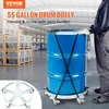 image:imageVEVOR 55 Gallon Heavy Duty Drum Dolly 1250lbs Load Capacity Barrel Dolly Cart Drum Caddy Non Tipping Hand Truck Capacity Dollies with Steel Frame 5 Swivel Casters Wheel for Warehouse Drum Handling5 Swivel