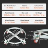 image:imageVEVOR 55 Gallon Heavy Duty Drum Dolly 1250lbs Load Capacity Barrel Dolly Cart Drum Caddy Non Tipping Hand Truck Capacity Dollies with Steel Frame 5 Swivel Casters Wheel for Warehouse Drum Handling4 Swivel