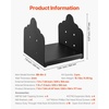 image:imageVEVOR 6x6 Post Base 2 Pcs Inner Size 59x555 inch  150x141 mm Post Brackets Heavy Duty Carbon Steel Decking Posts Wood Posts Brackets for Pavilion Deck Railing Support Deck Base Plate Black8x8 2pc