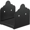 image:imageVEVOR 6x6 Post Base 2 Pcs Inner Size 59x555 inch  150x141 mm Post Brackets Heavy Duty Carbon Steel Decking Posts Wood Posts Brackets for Pavilion Deck Railing Support Deck Base Plate Black6x6 2pc