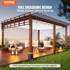 image:imageVEVOR 6x6 Post Base 2 Pcs Inner Size 59x555 inch  150x141 mm Post Brackets Heavy Duty Carbon Steel Decking Posts Wood Posts Brackets for Pavilion Deck Railing Support Deck Base Plate Black6x6 4pc
