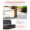 image:imageVEVOR 6x6 Post Base 2 Pcs Inner Size 59x555 inch  150x141 mm Post Brackets Heavy Duty Carbon Steel Decking Posts Wood Posts Brackets for Pavilion Deck Railing Support Deck Base Plate Black8x8 2pc