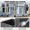 image:imageVEVOR 6x6 Post Base 2 Pcs Inner Size 59x555 inch  150x141 mm Post Brackets Heavy Duty Carbon Steel Decking Posts Wood Posts Brackets for Pavilion Deck Railing Support Deck Base Plate Black4x4 2pc