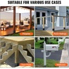 image:imageVEVOR 6x6 Post Base 2 Pcs Inner Size 59x555 inch  150x141 mm Post Brackets Heavy Duty Carbon Steel Decking Posts Wood Posts Brackets for Pavilion Deck Railing Support Deck Base Plate Black4x4 2pc