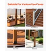 image:imageVEVOR 6x6 Post Base 2 Pcs Inner Size 59x555 inch  150x141 mm Post Brackets Heavy Duty Carbon Steel Decking Posts Wood Posts Brackets for Pavilion Deck Railing Support Deck Base Plate Black6x6 2pc