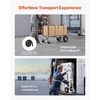 image:imageVEVOR Aluminum Folding Hand Truck 2 in 1 Design 400 lbs Capacity Heavy Duty Industrial Collapsible cart Dolly Cart with Rubber Wheels for Transport and Moving in Warehouse Supermarket Garden1000 lbs