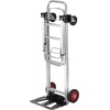 image:imageVEVOR Aluminum Folding Hand Truck 2 in 1 Design 400 lbs Capacity Heavy Duty Industrial Collapsible cart Dolly Cart with Rubber Wheels for Transport and Moving in Warehouse Supermarket Garden400 lbs