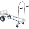 image:imageVEVOR Aluminum Folding Hand Truck 2 in 1 Design 400 lbs Capacity Heavy Duty Industrial Collapsible cart Dolly Cart with Rubber Wheels for Transport and Moving in Warehouse Supermarket Garden1000 lbs