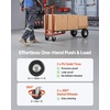 image:imageVEVOR Aluminum Truck 2 in 1 800 lbs Load Capacity Heavy Duty Industrial Convertible Folding Hand Truck and Dolly Utility Cart Converts from Hand Truck to Platform Cart with Rubber Wheels1000 lbs