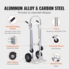 image:imageVEVOR Aluminum Truck 2 in 1 800 lbs Load Capacity Heavy Duty Industrial Convertible Folding Hand Truck and Dolly Utility Cart Converts from Hand Truck to Platform Cart with Rubber Wheels800 lbs