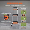image:imageVEVOR Aluminum Truck 2 in 1 800 lbs Load Capacity Heavy Duty Industrial Convertible Folding Hand Truck and Dolly Utility Cart Converts from Hand Truck to Platform Cart with Rubber Wheels309 lbs