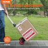 image:imageVEVOR Aluminum Truck 2 in 1 800 lbs Load Capacity Heavy Duty Industrial Convertible Folding Hand Truck and Dolly Utility Cart Converts from Hand Truck to Platform Cart with Rubber Wheels176 lbs